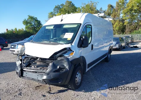 2023 Ram Promaster 2500 High Roof 159 Wb from USA, damaged, VIN 3C6LRVDG1PE570069
